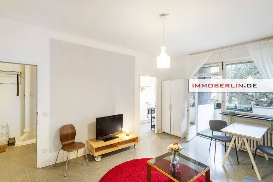 IMMOBERLIN.DE - Nette Aussichten! Helle Wohnung mit Westloggia in Ruhelage & Pkw-Stellplatz – Berlin – Vorschaubild 2