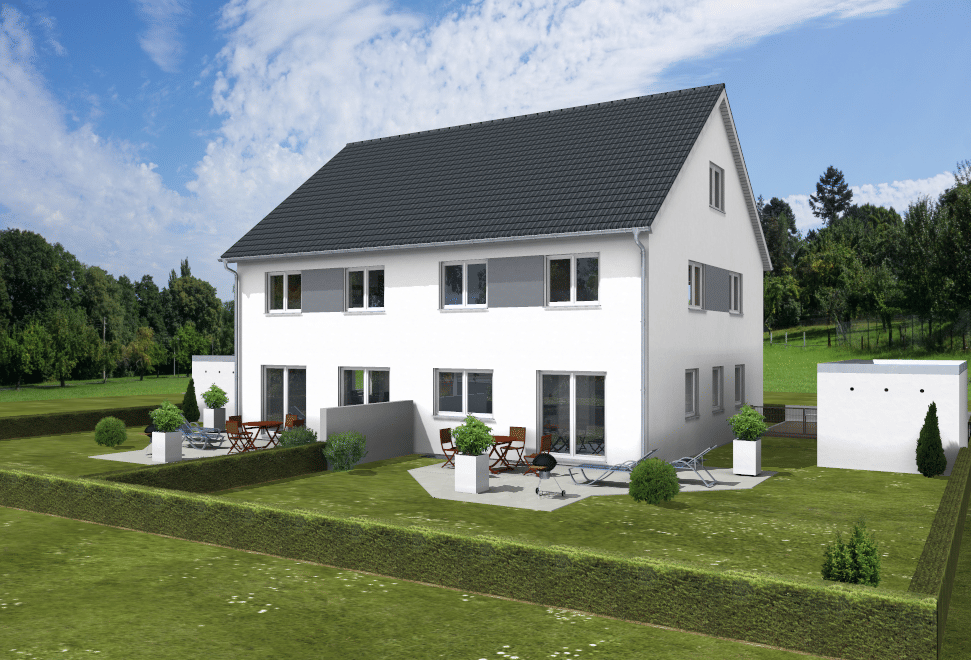 Doppelhaushälften Neubau in Berg bei Neumarkt in zentraler Ortslage. – Berg bei Neumarkt in der Oberpfalz – Bild 1 von 9