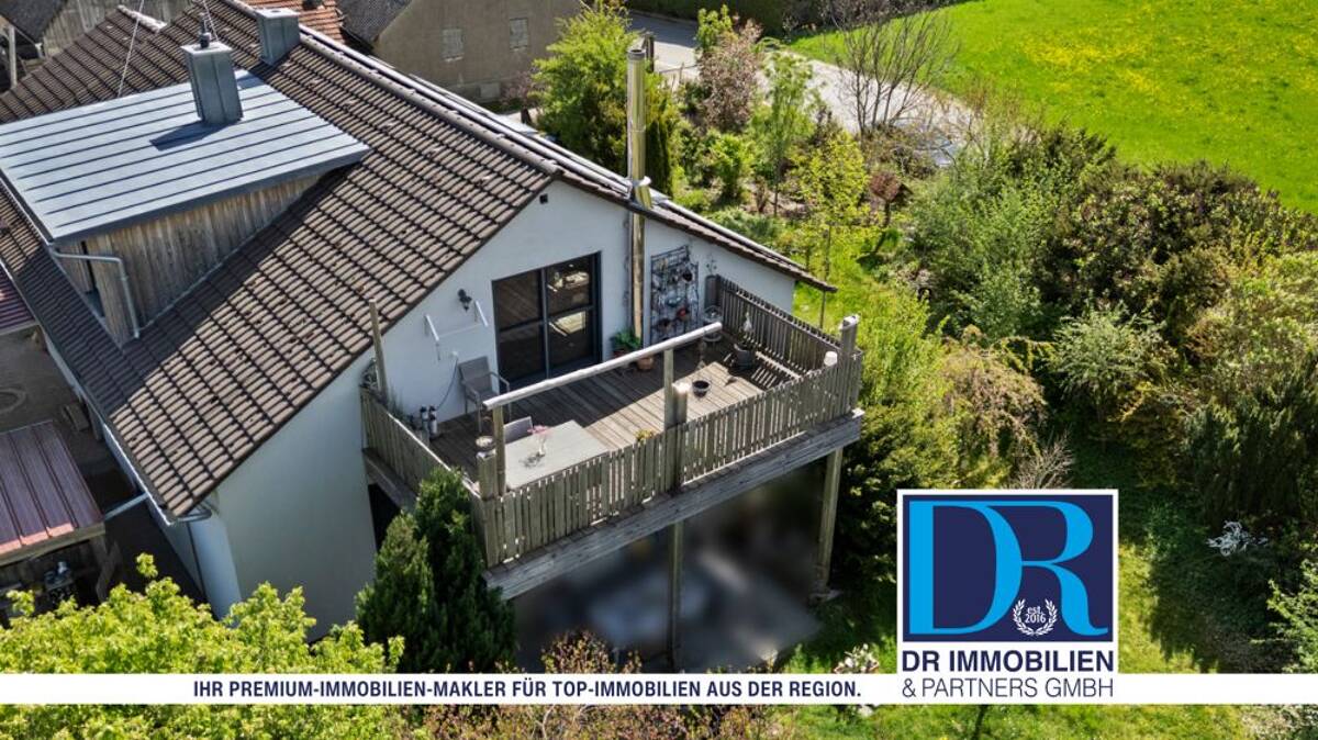 Idyllisch gelegene 3-Zi-DG-WHG mit großem Balkon und Garten in Rennertshofen – 86643 Rennertshofen – Bild 1 von 9