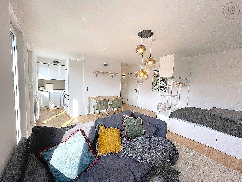 Exklusiv möbliertes 1-Zimmer-Apartment mit WLAN und Balkon in St.-Johannis – Nürnberg – Vorschaubild 2