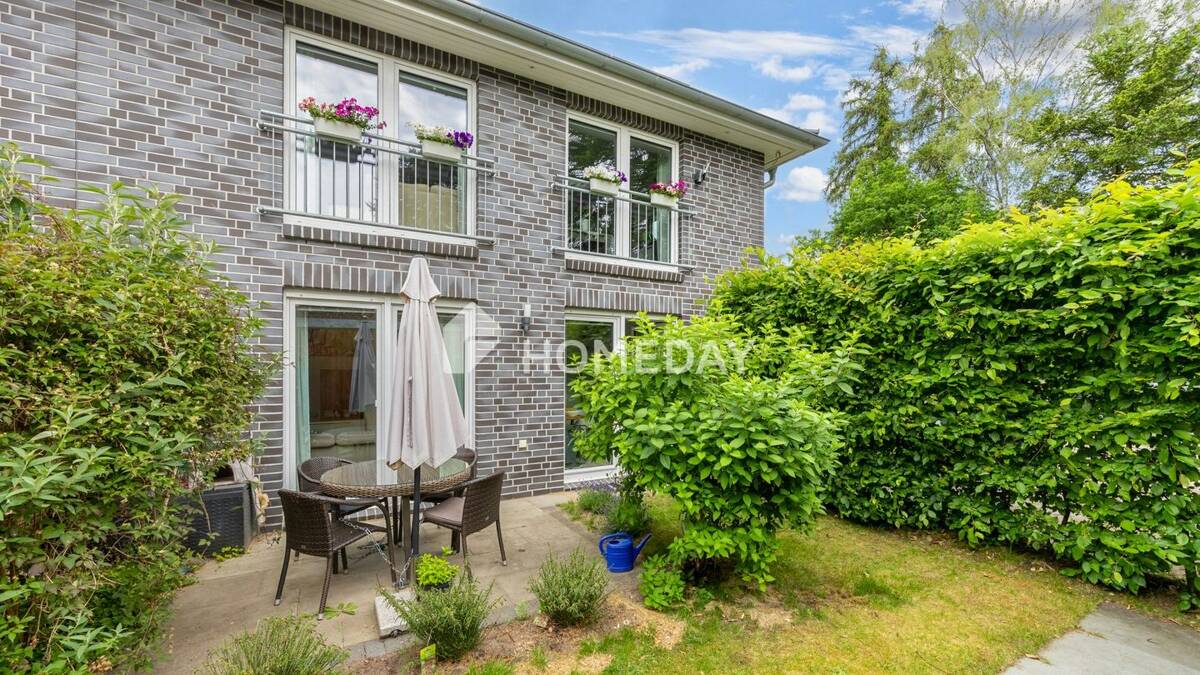Wohnen im Grünen: Terrassenwohnung mit Sauna – 22457 Hamburg – Bild 1 von 9