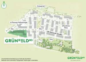 Dachterrassen(t)raum: 3-Zi.-Whg. mit Dachgarten in Südausrichtung und sep. Gäste-WC – 80995 München – Vorschaubild 8