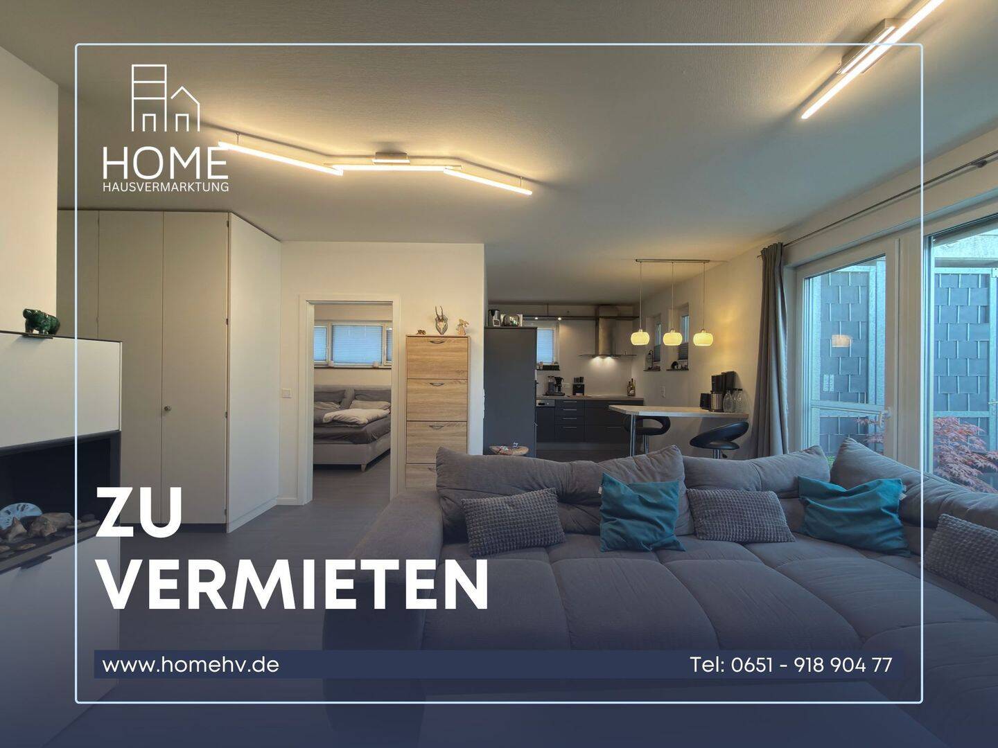 Trier-Heiligkreuz: TOP-moderne 2 ZKB-Wohnung mit ca. 60 m² WFL, Terrasse, EBK und PKW-Stellplatz – Trier – Bild 1 von 9
