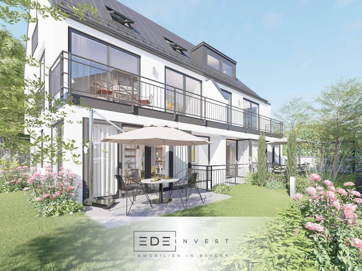 Doppelhaushälfte im Neubau mit schönem Garten in guter Lage - provisionsfrei zu kaufen – 81243 München – Bild 1 von 9