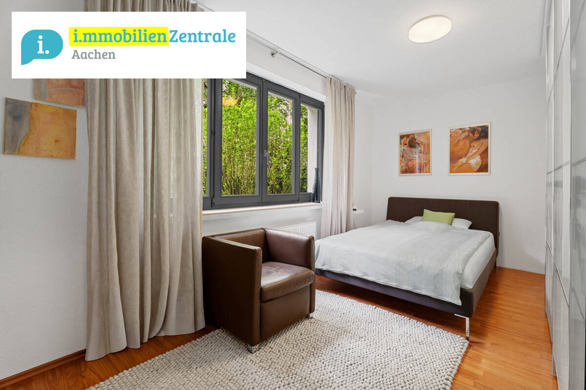 Ruhe trifft Stadtnähe - stilvolle 3-Zimmer-Wohnung mit Terrasse – Aachen – Vorschaubild 5