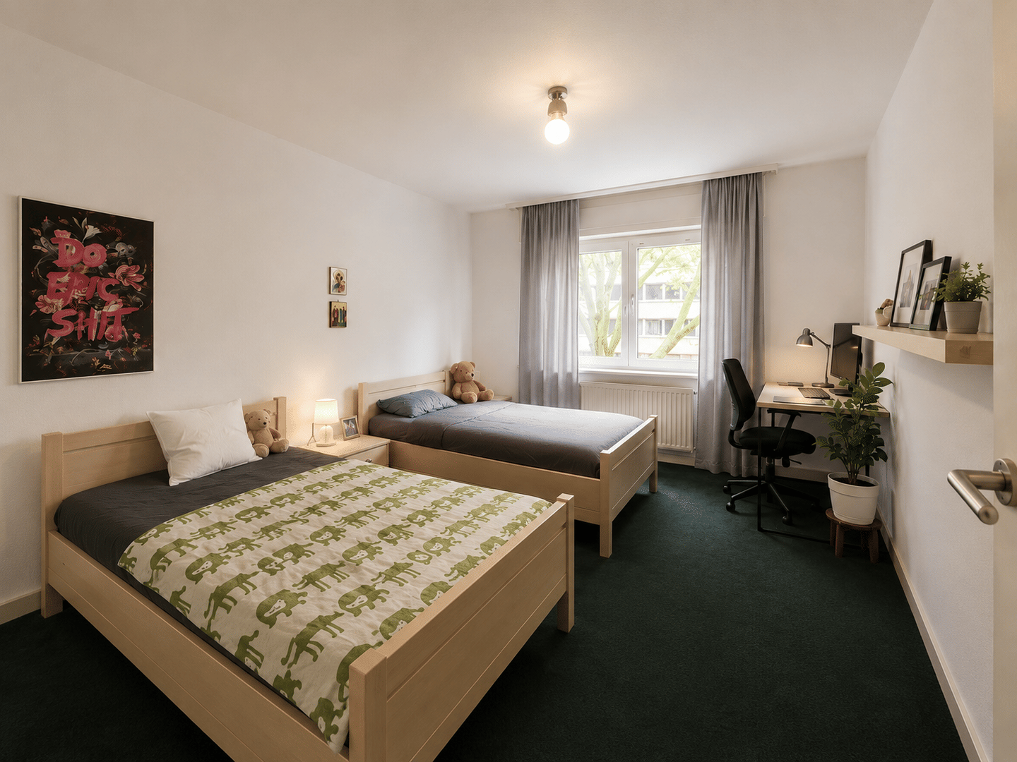Investieren in Krefeld: Modernisierte 3-Zimmer-Eigentumswohnung in ruhigem Vierparteienhaus – Krefeld – Vorschaubild 9