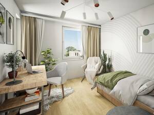 Altersgerechte Wohnung |Terrasse + Garten | Einbauküche| ebenerdige Dusche | Abstellraum | Aufzug – 99091 Erfurt – Vorschaubild 4