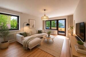 Schön Wohnen an der Isar - Lichtdurchflutete 3-Zimmer-Wohnung mit Balkon und Tiefgarage