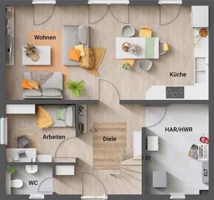 Mit Grundstück: Energiesparend, behaglich, geborgen & individuell leben im Town & Country Eigenheim in Salzgitter Lebenstedt – 38226 Salzgitter – Vorschaubild 9