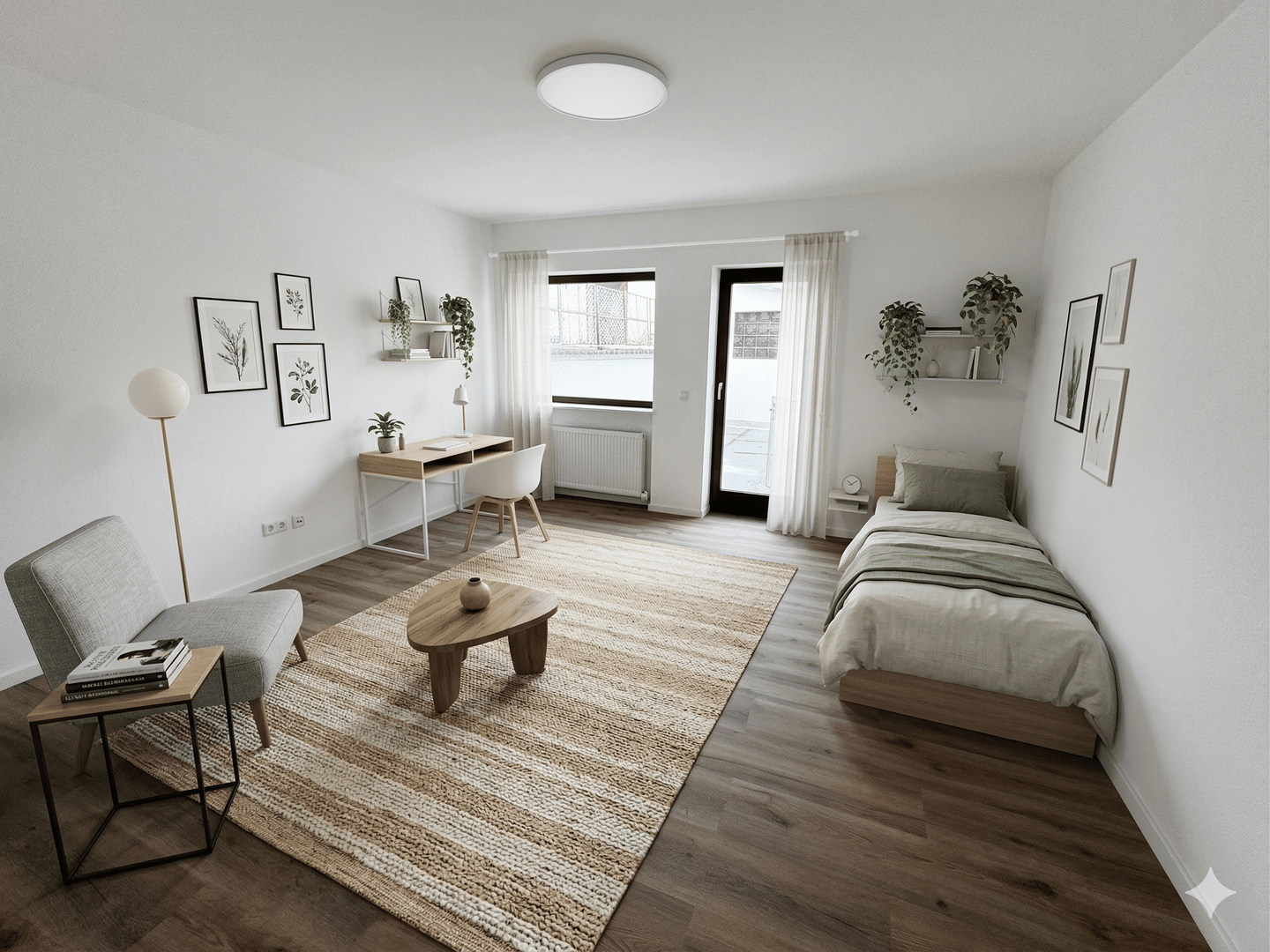Ruhiges, modernes City-Apartment - Erstbezug nach Renovierung mitten in Erlangen – Erlangen – Vorschaubild 8