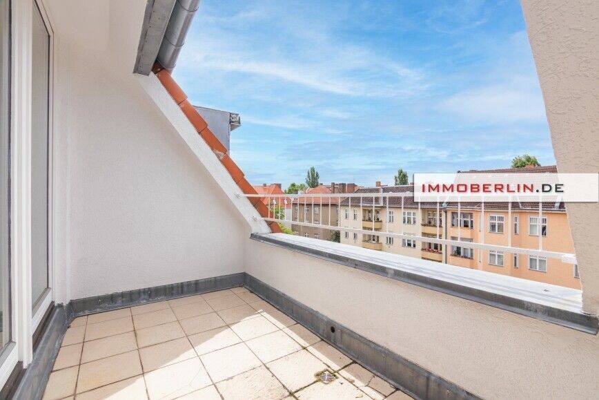 IMMOBERLIN.DE - Lichtdurchflutete Wohnung mit Südwestterrasse in beliebter Lage