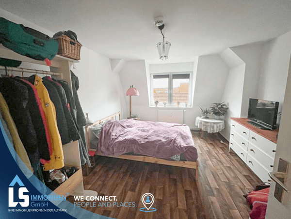 Dachgeschosswohnung in 19322 Wittenberge mit 47,64 m² kaufen