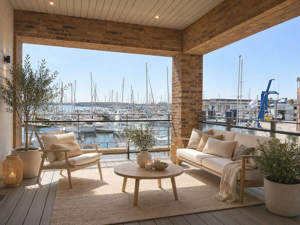Neubau-Ferienwohnung mit Loggia und Yachthafenblick im BALTIQUE Travemünde – 23570 Lübeck – Bild 1 von 9