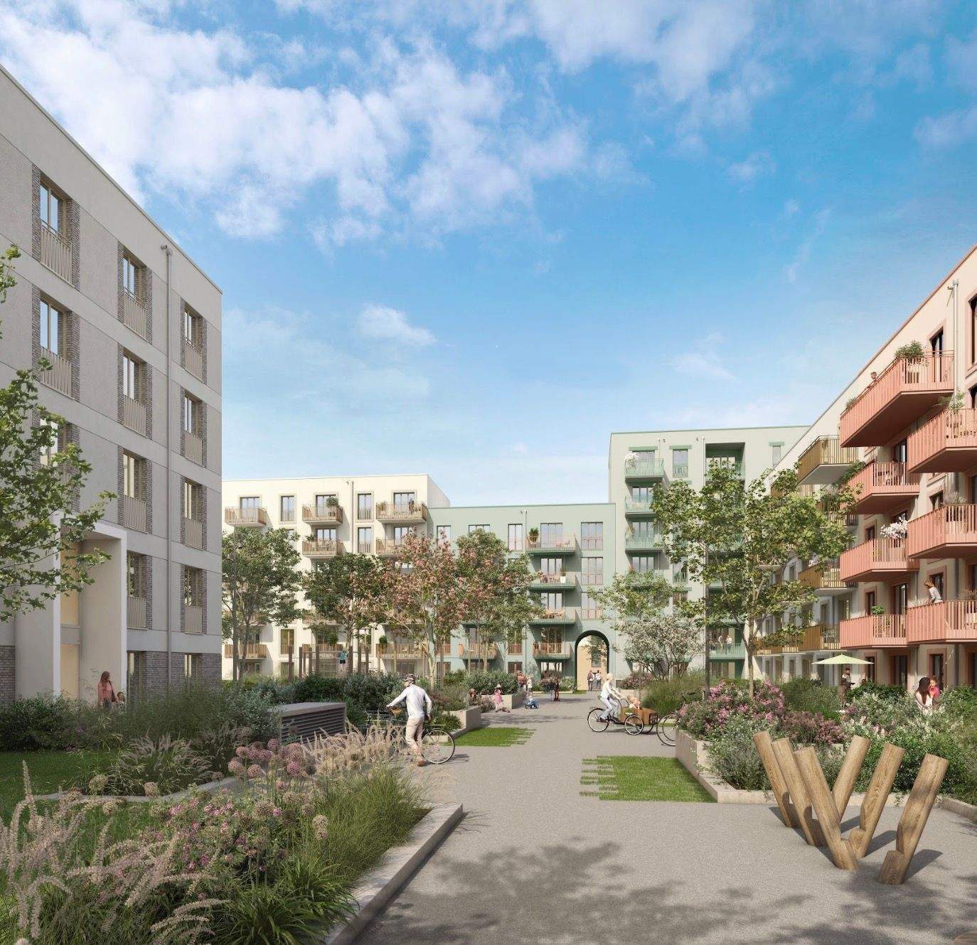 2 Zimmer, 48 m², mit Balkon – die Einstiegs-Kapitalanlage in Düsseldorfs nachfragestärkstem Neubauquartier – Düsseldorf – Vorschaubild 3