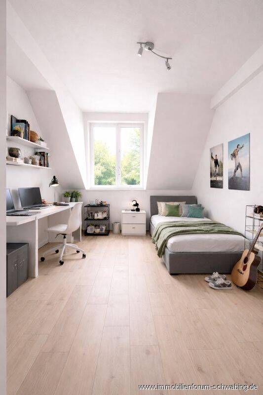 Kernsanierte 4 Zimmer Wohnung mit Loggia & Lift in prominenter Lage von Bogenhausen – München – Vorschaubild 6