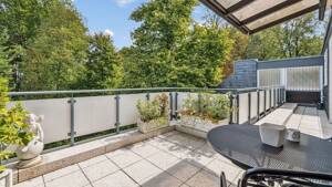 Penthouse mit zwei Dachterrassen in Top-Lage von Bredeney