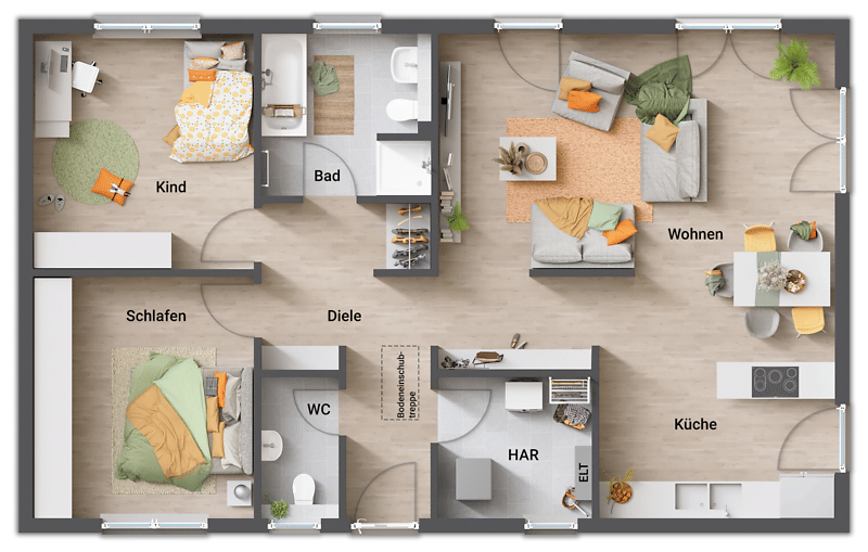 Der Bungalow für jedes Alter - modern und vielseitig – Neuenbürg – Vorschaubild 6