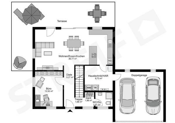 Haus in 88427 Bad Schussenried mit 146 m² kaufen