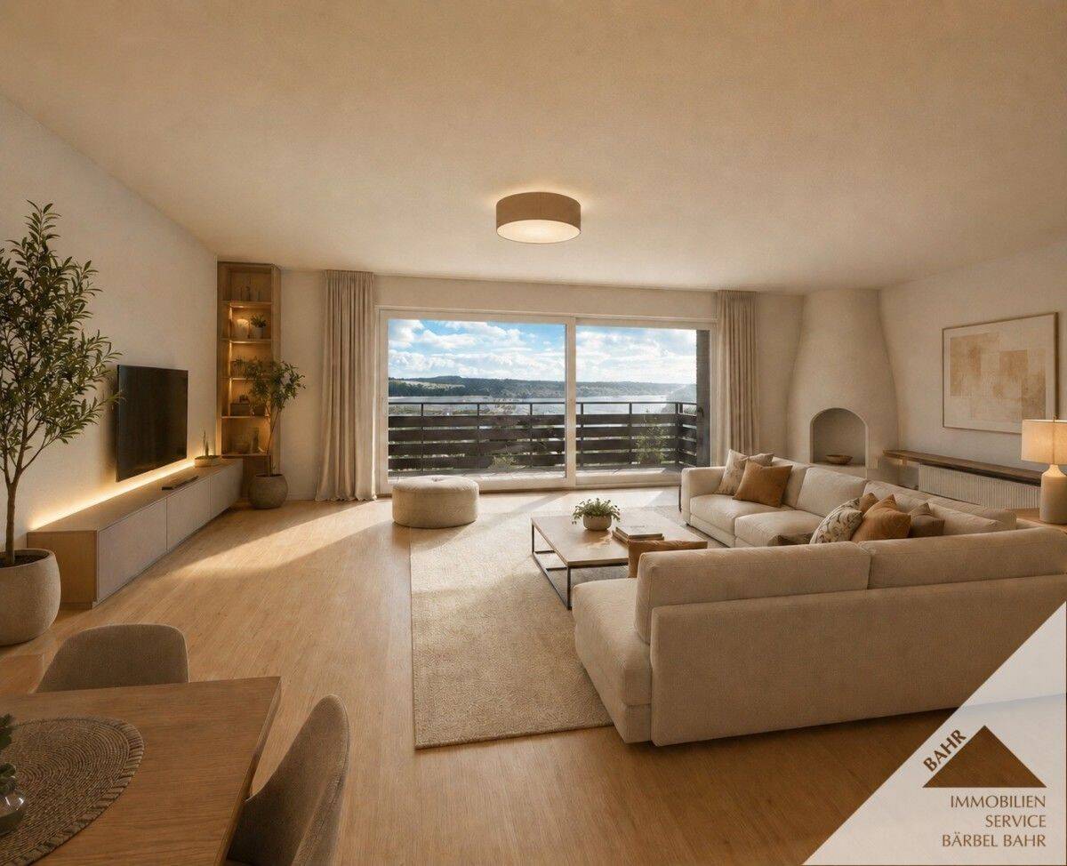 Großzügige 4-Zi.-Wohnung in Doppelhaushälfte mit Panoramablick
