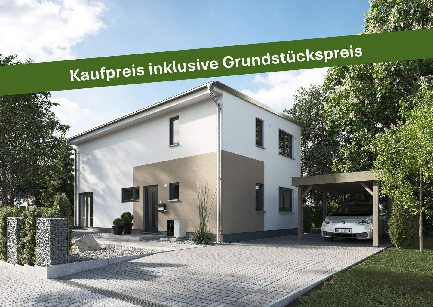 Mit Grundstück: Für Familien, die modernes Design schätzen. Ihr Stadthaus in Salzgitter OT Lesse – Salzgitter – Bild 1 von 9