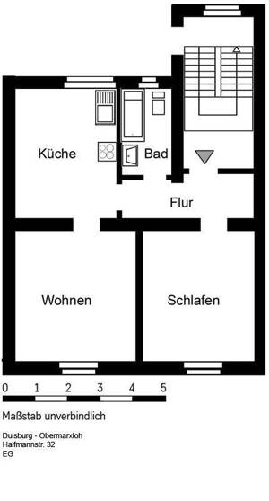Schöne 2-Zimmer Erdgeschosswohnung in ruhiger Lage! – 47167 Duisburg – Vorschaubild 2