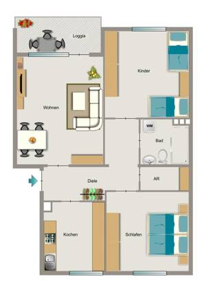 VIVAWEST modernisiert Ihre neue Wohnung. – 47138 Duisburg – Vorschaubild 2