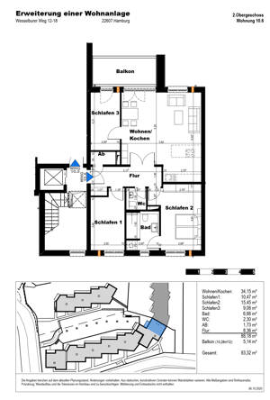 *** NEU - Exklusive 4-Zimmer-Neubau-EG Wohnung mit großem Garten und TG in den HH-Elbvororten *** – 22549 Hamburg – Vorschaubild 2
