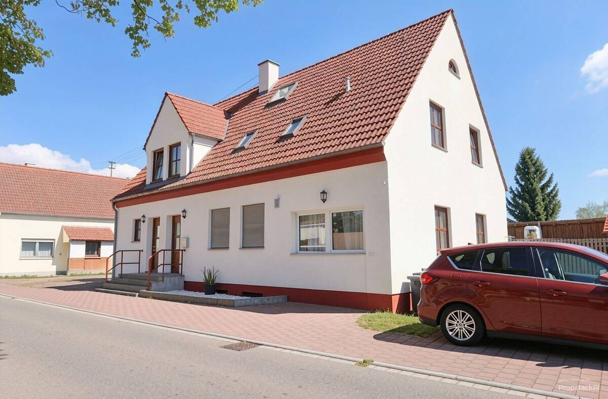 Ideal für Macher: Solides Zweifamilienhaus von 1990 mit viel Raum für Ihre Ideen – 86692 Münster – Bild 1 von 7