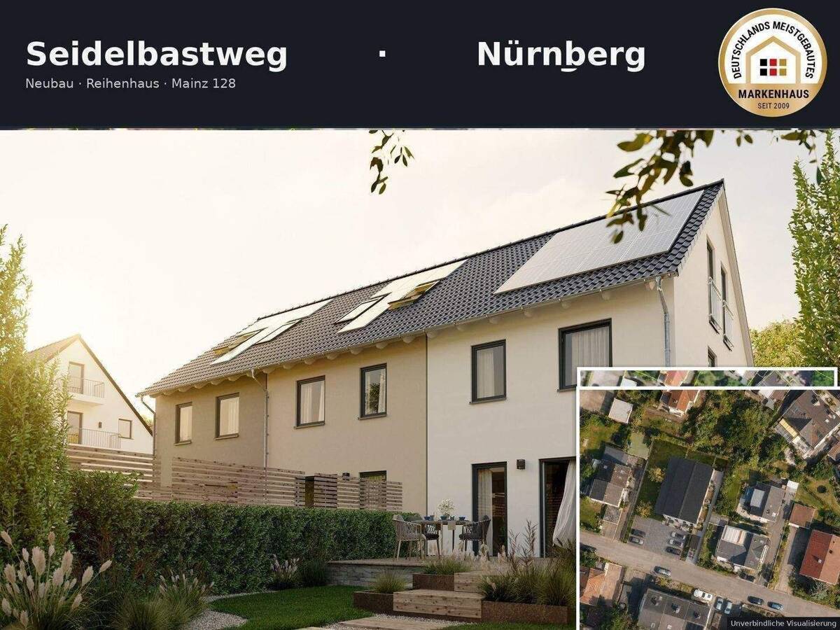 Nürnberg: Neubau REH | Komplettpreis inkl. Grundstück & Baunebenkosten – 90455 Nürnberg – Bild 1 von 9