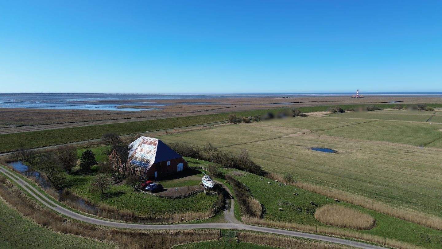 Haubarg auf hoher Warft an der Nordsee, Ausbau möglich – Westerhever – Vorschaubild 7