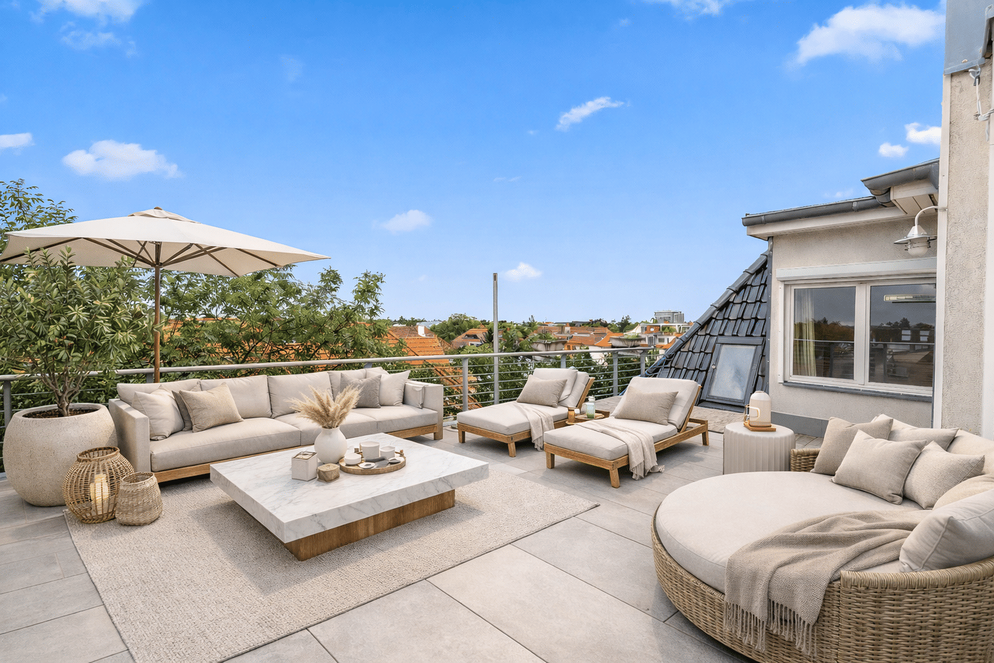 6.466- pro QM- EINZIGARTIGE DACH-MAISONETTE MIT WEITBLICK über Berlin - Villenlage Dahlem – Berlin – Vorschaubild 8
