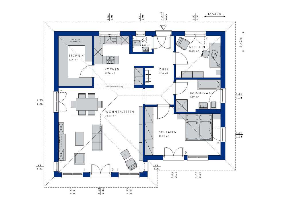 Bestpreisgarantie - Lichtdurchfluteter Bungalow – Berlin – Vorschaubild 5