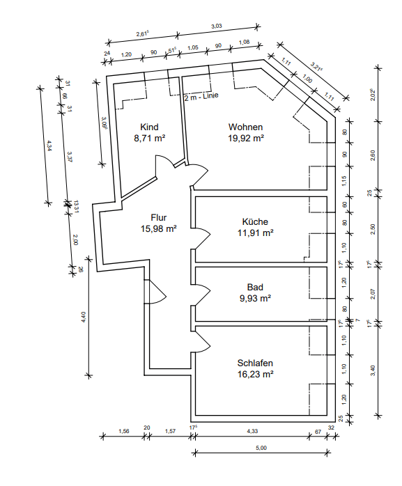 Größes WG-Zimmer in günstiger Lage – Leipzig – Vorschaubild 5
