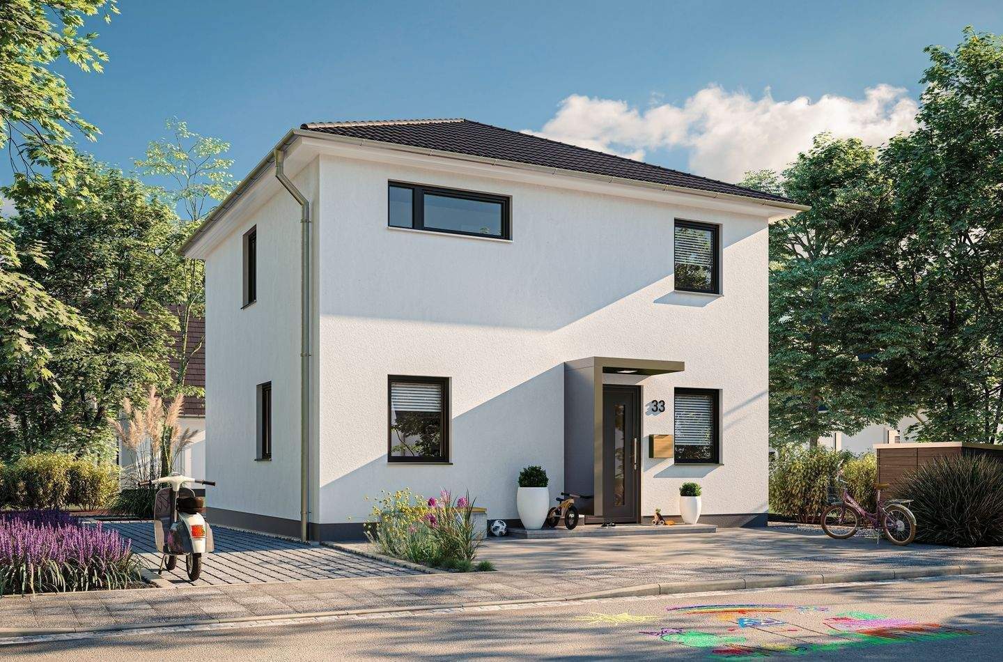 STADTVILLA IN KOMPLETTAUSSTATTUNG / wunderschönes Grundstück/ Festpreis-Garantie – Hollfeld – Vorschaubild 2