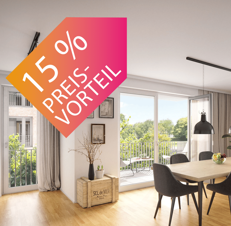 *NEU* Exklusive 4-Zimmer-Wohnung WE 321 zum Aktionskaufpreis: 476.000 € (statt 560.000 €)