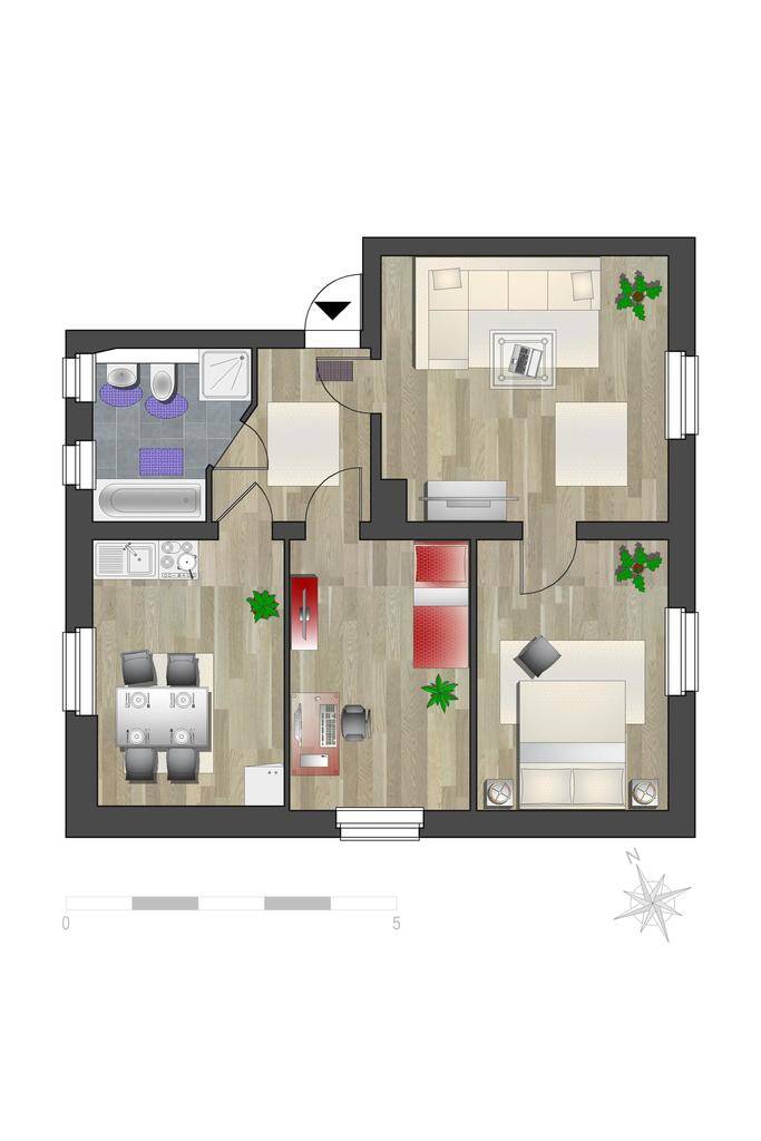 Wunderschöne Familienwohnung in idyllischer Lage – Chemnitz – Vorschaubild 8