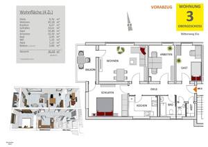 Rarität: vermietete 4-Zimmer-Wohnung mit Balkon und Einzelgarage – 51371 Leverkusen – Vorschaubild 2