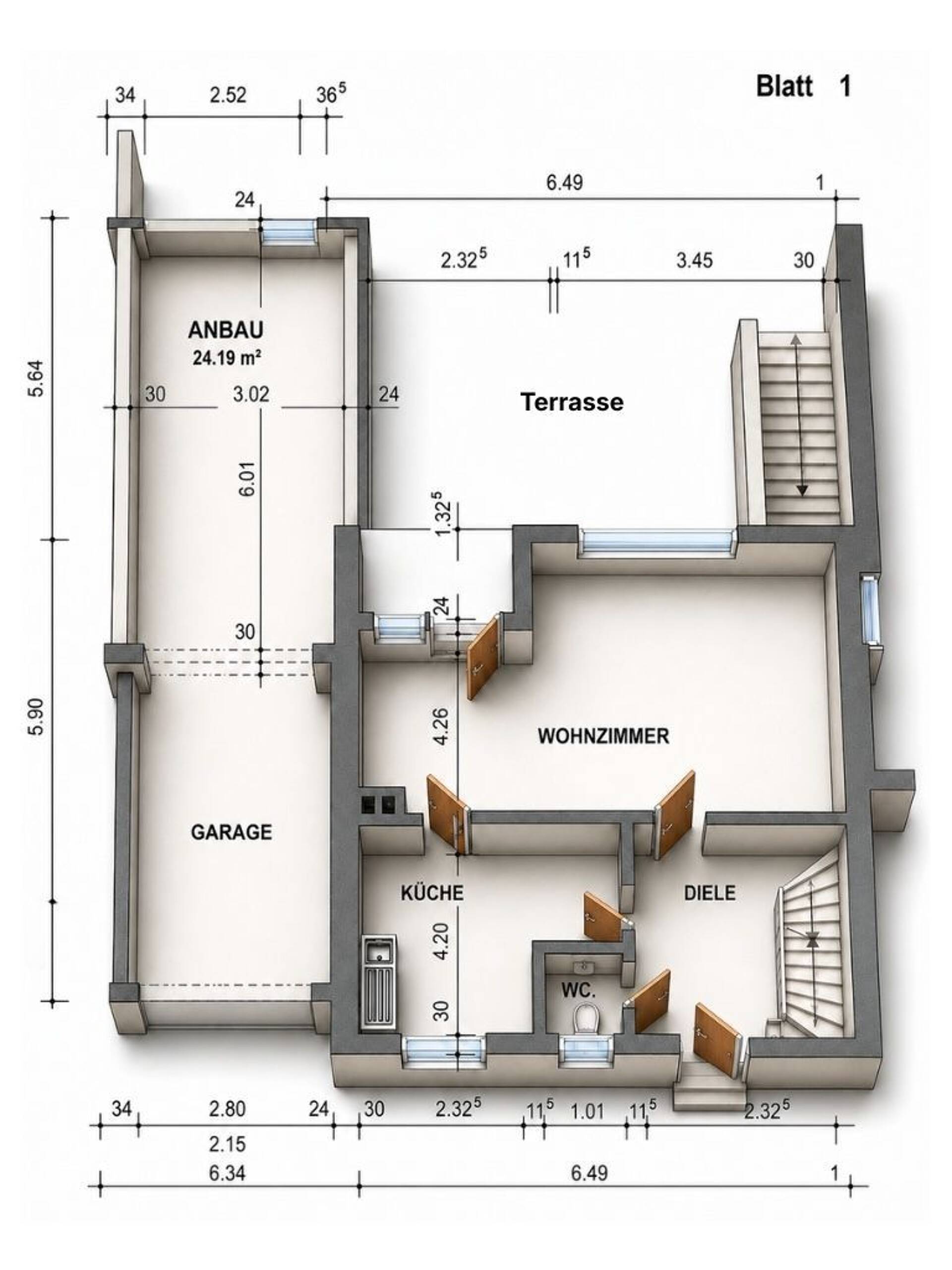 Reihenendhaus in 50999 Köln mit 100 m² kaufen
