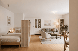 Geräumige 1-Zimmer-Wohnung mit Terrasse und Garten in S-Sonnenberg