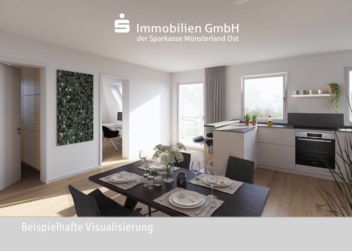 Freiraum für Ihre Zukunft: 1 von 3 attraktiven Neubauwohnungen! – 48153 Münster – Bild 1 von 7