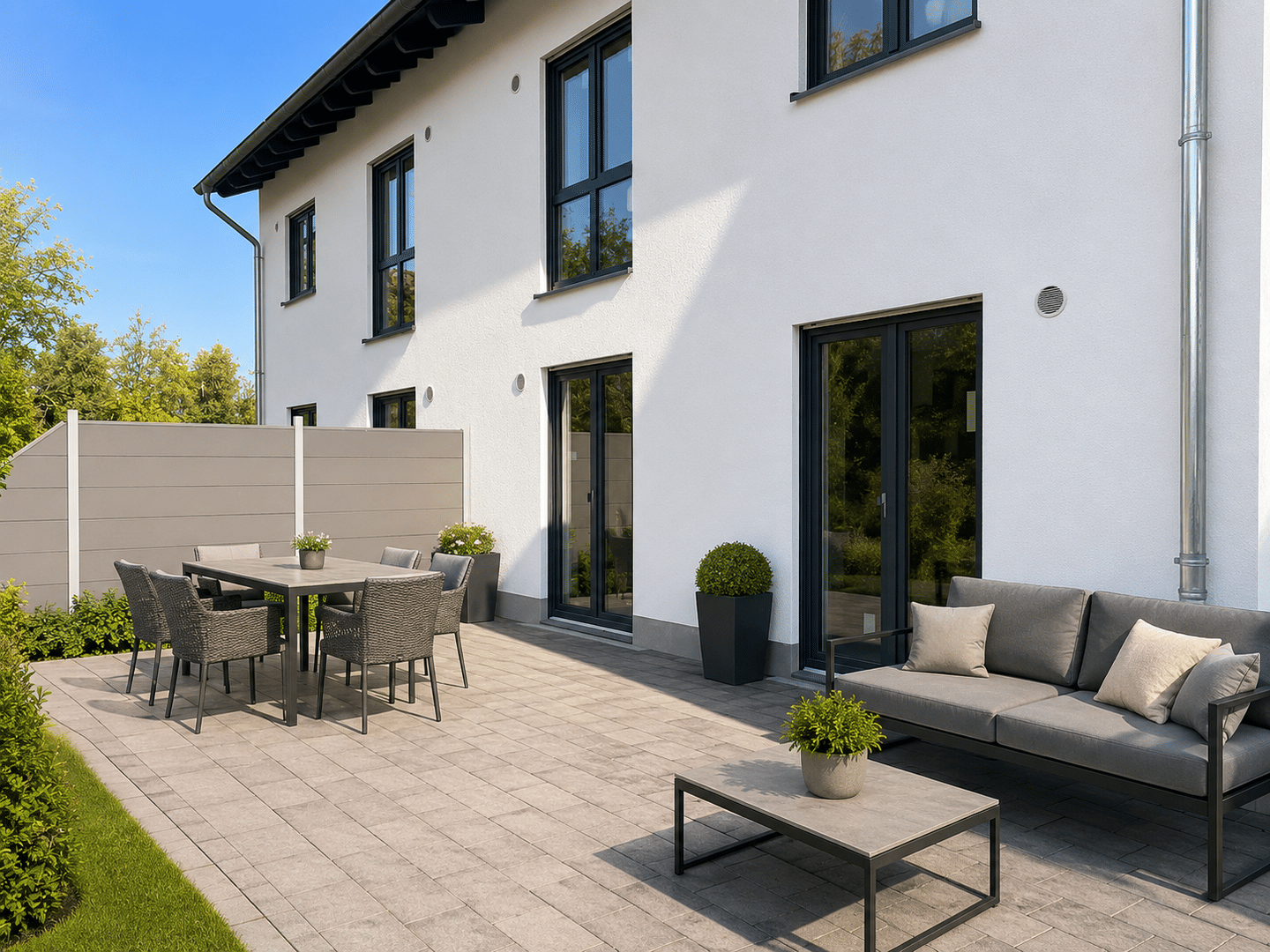 Moderne Doppelhaushälfte mit Garten in Waldeck-Sachsenhausen – Waldeck – Vorschaubild 3