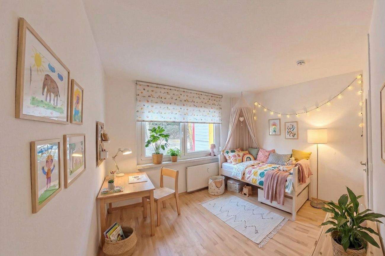 Grüne + ruhig gelegene Familienwohnung mit Sonnenbalkon + Einbauküche! – Chemnitz – Vorschaubild 5