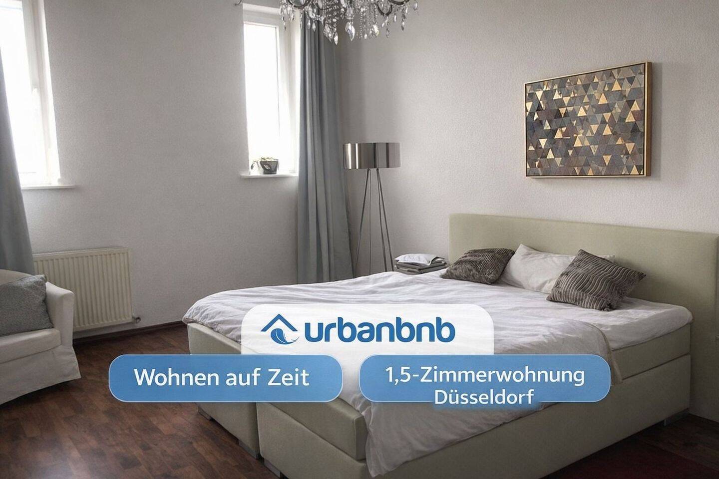 1-Zimmerwohnung in Düsseldorf - ab 1 Monat für Wohnen auf Zeit