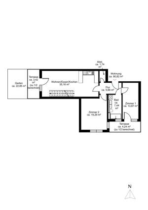 Komfortable 3-Zimmer-Erdgeschosswohnung mit Terrasse – 81377 München – Vorschaubild 5