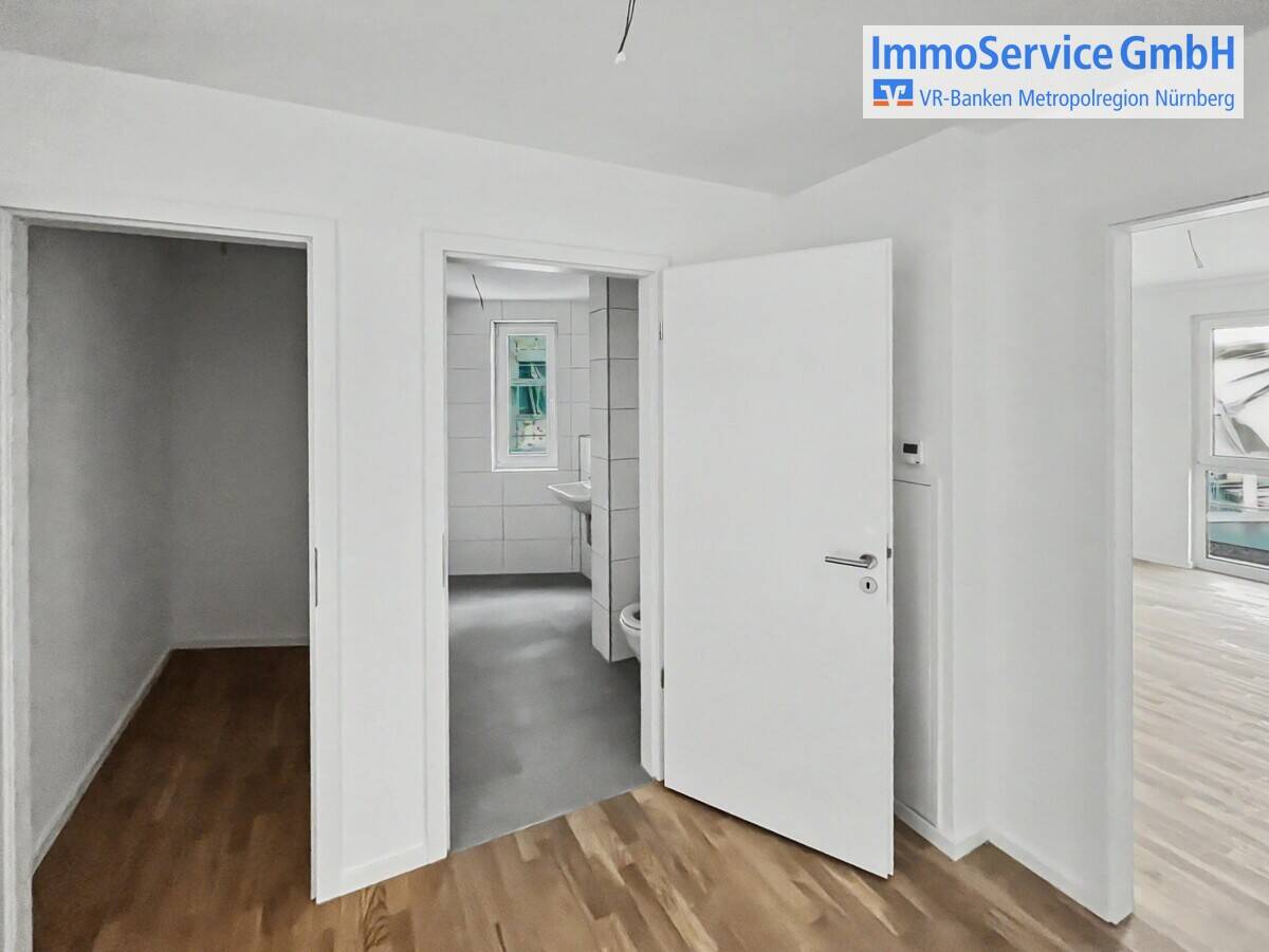 Erstbezug der modernen 2-Zi.-Wohnung mit Balkon, Einbauküche und Fußbodenheizung in Nürnberg-Nordost – Nürnberg – Vorschaubild 2