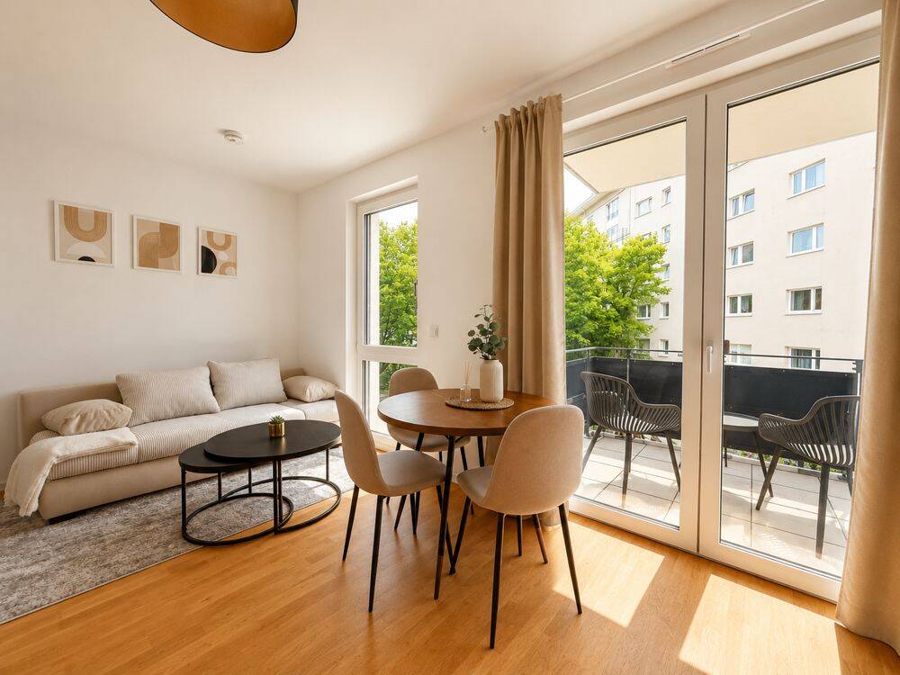 Bezugsfreies 1-Zimmer-Neubauapartment mit Balkon nahe Volkspark Humboldthain