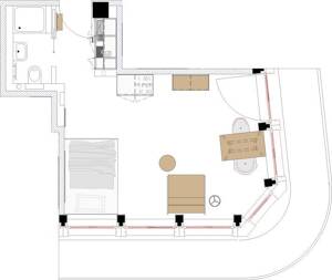Stilvoll möblierte Etagenwohnung mit Balkon und modernem Ambiente zum Wohlfühlen – 40210 Düsseldorf – Vorschaubild 8
