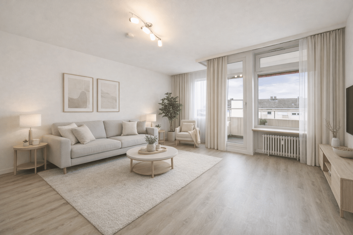 Komfortable 2-Zimmer-Wohnung mit Aufzug, Loggia und Tiefgaragenstellplatz – Nürnberg – Vorschaubild 3