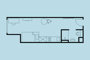 THE FIZZ Darmstadt - Vollmöblierte Apartments für Studierende in Uni nähe – 64295 Darmstadt – Vorschaubild 9