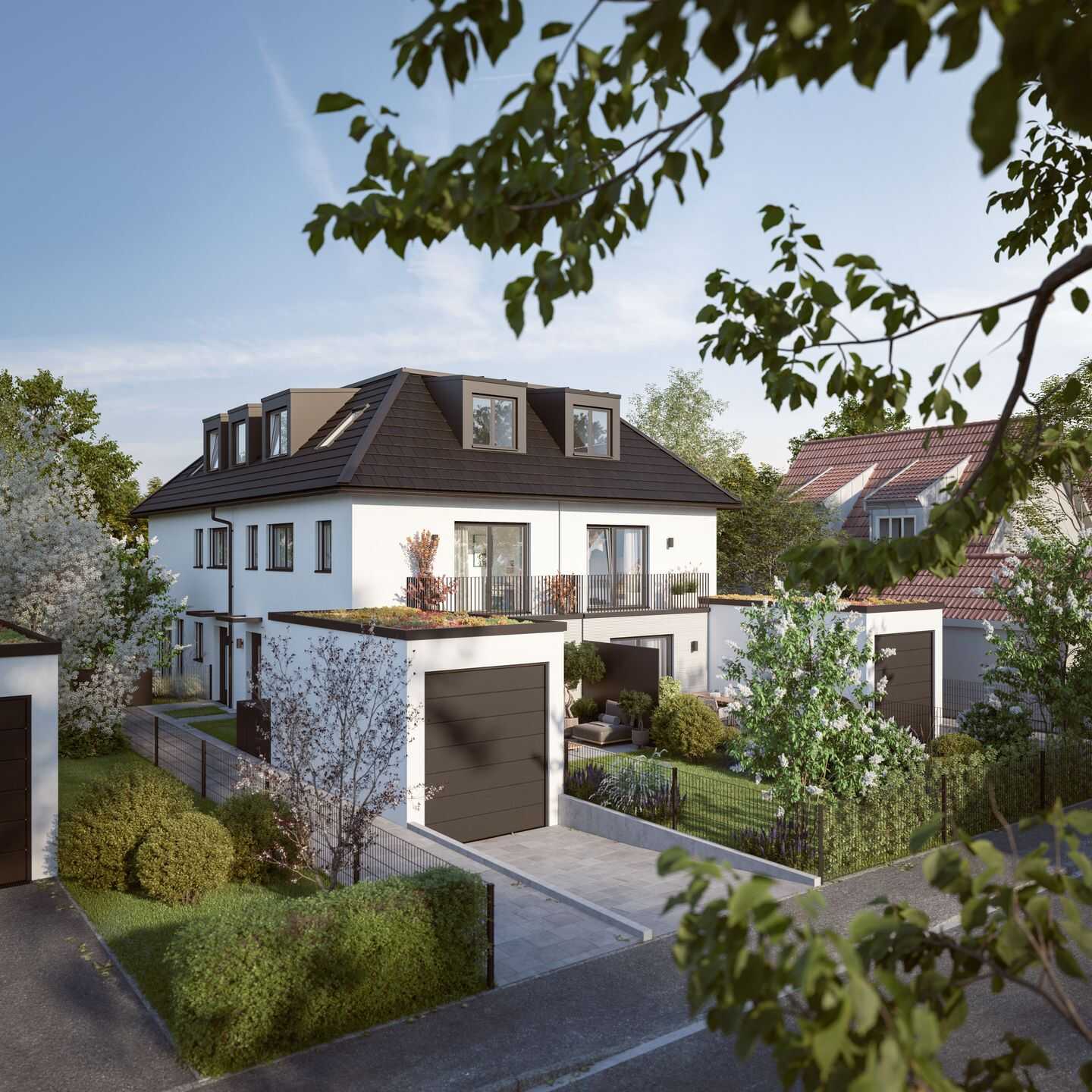 Effizienzhaus 55/KfW 55 - Nachhaltiges Stadthaus mit West-Ausrichtung in Aubing (H1) – München – Vorschaubild 2